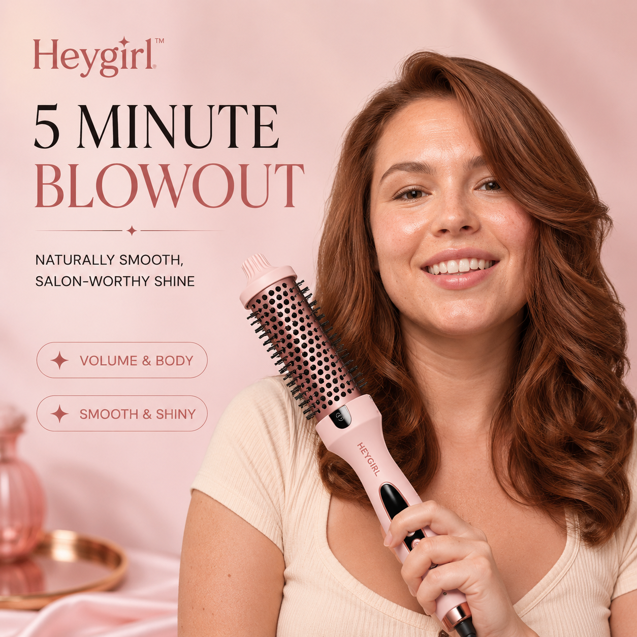 HeyGirl™ 5-in-1 Ionic Blowout Brush