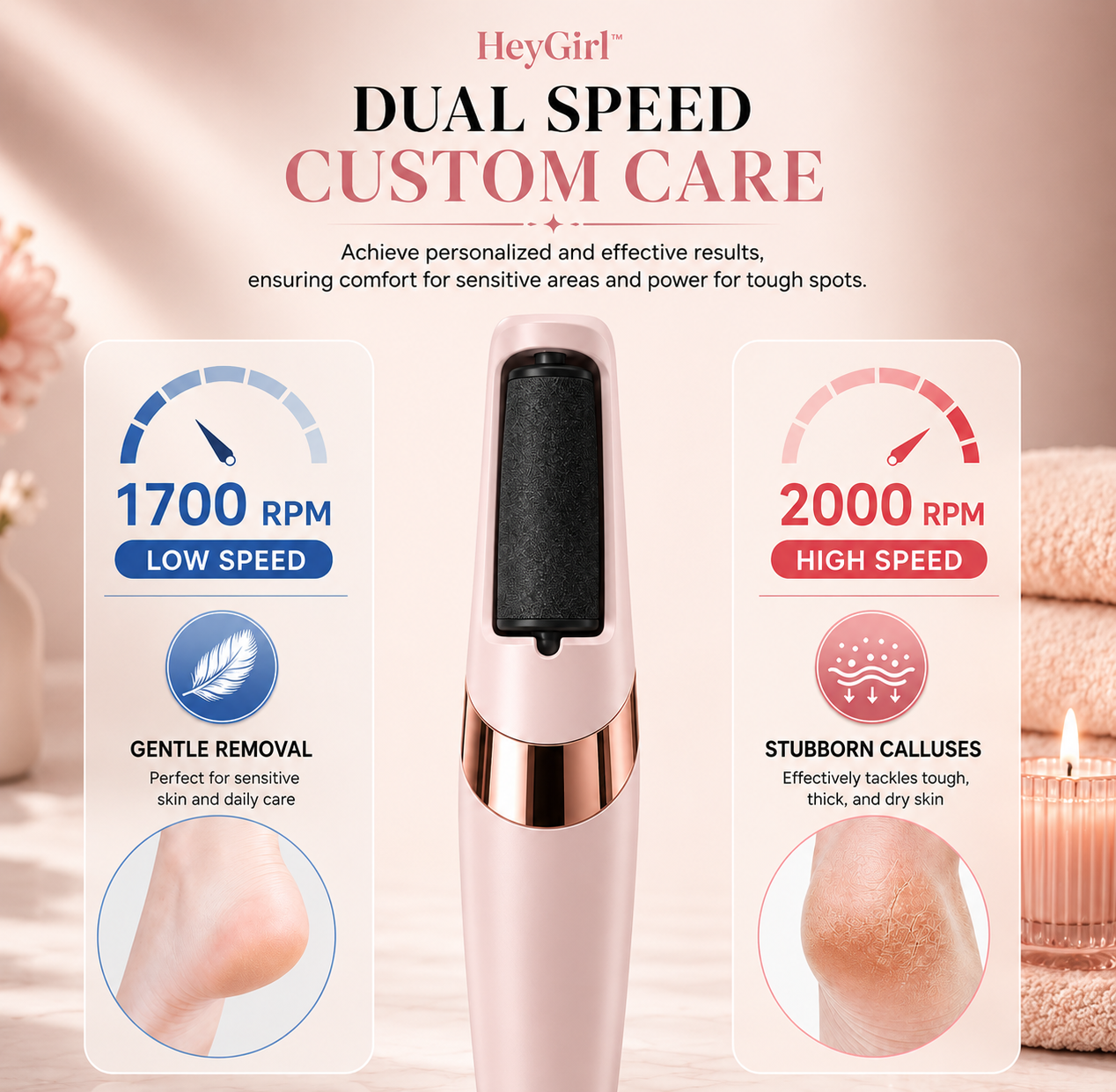 HeyGirl™ Electric Foot Callus Remover