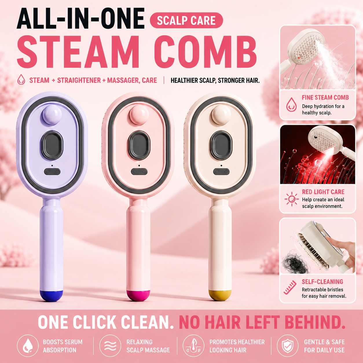 HeyGirl™ Steam Hairbrush