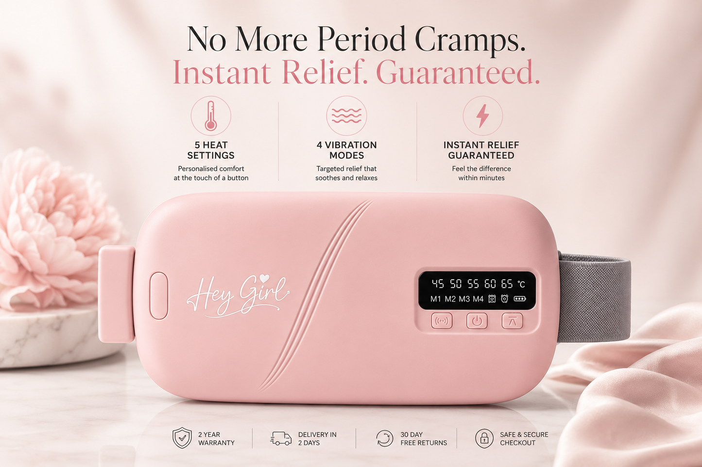 Hey Girl™ Heating & Massage Pad