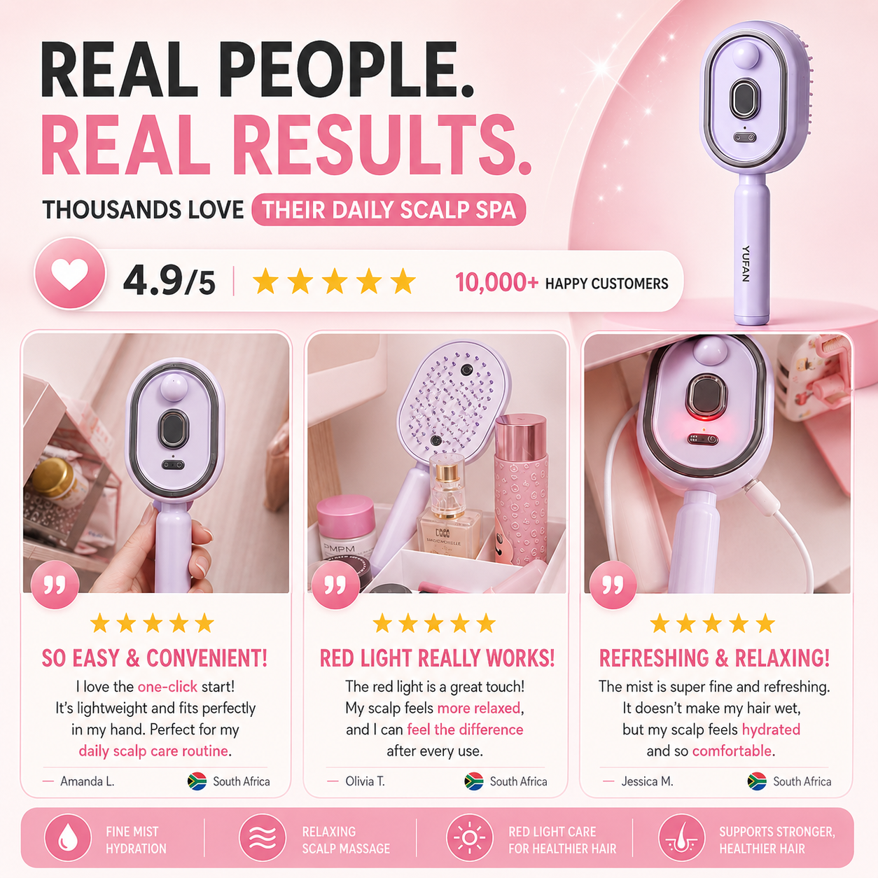 HeyGirl™ Steam Hairbrush