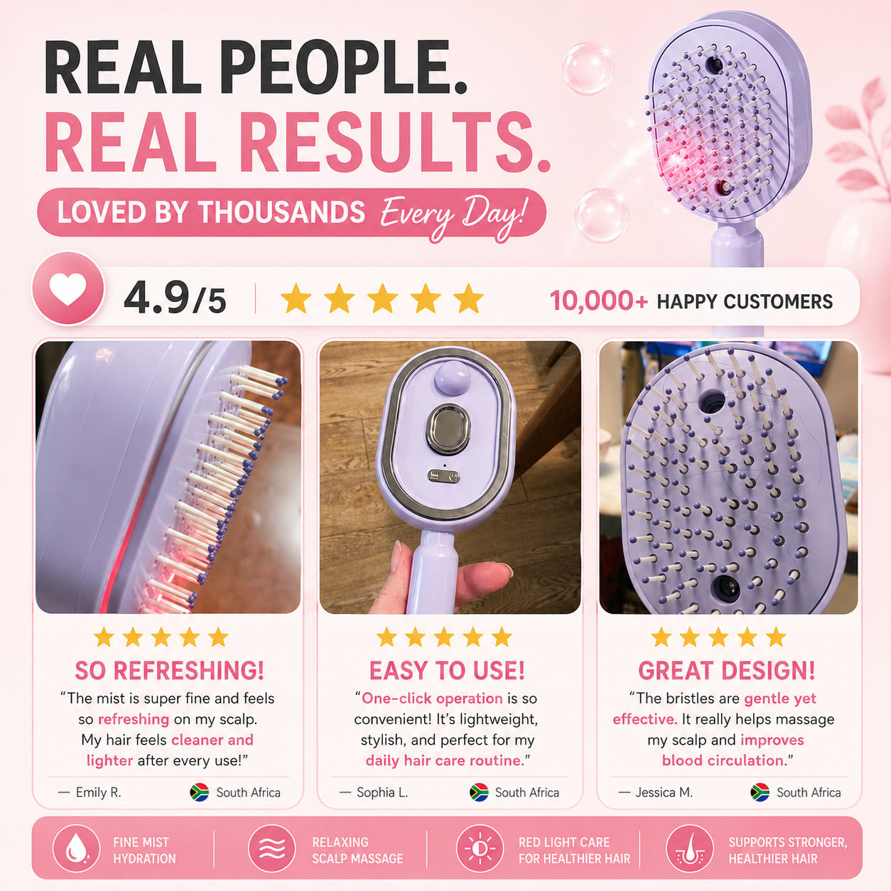 HeyGirl™ Steam Hairbrush