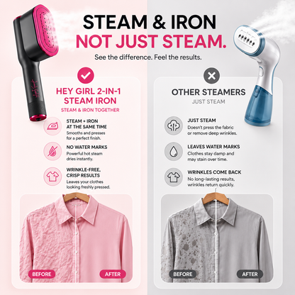 2 in 1 Smart Portable Steam Iron